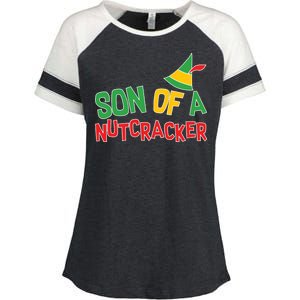 Son Of A Nutcracker Enza Ladies Jersey Colorblock Tee