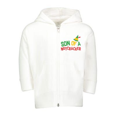 Son Of A Nutcracker Toddler Zip Fleece Hoodie