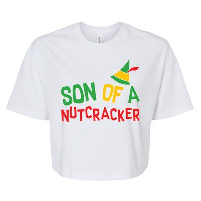 Son Of A Nutcracker Bella+Canvas Jersey Crop Tee