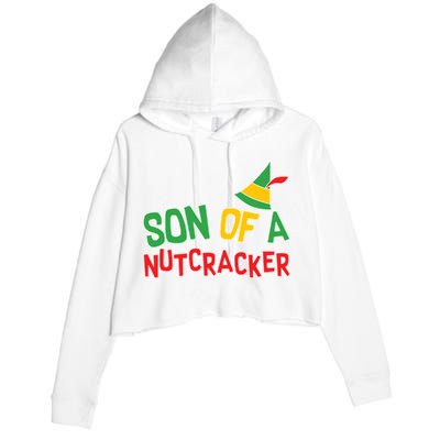 Son Of A Nutcracker Crop Fleece Hoodie