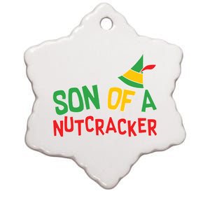 Son Of A Nutcracker Ceramic Star Ornament