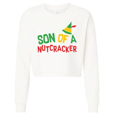 Son Of A Nutcracker Cropped Pullover Crew