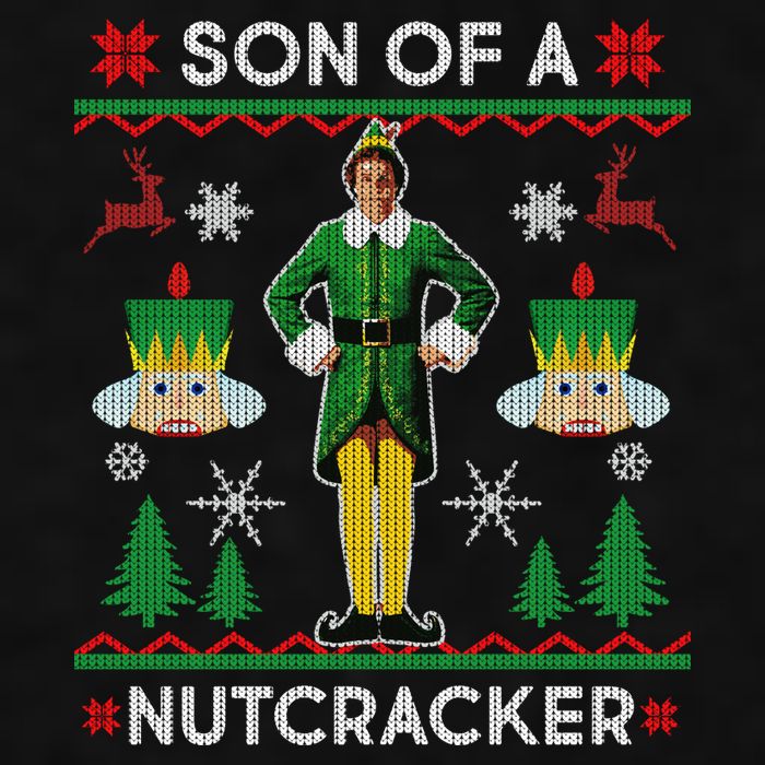 Son Of A Nutcracker Ugly Christmas Ladies PosiCharge Tri-Blend Wicking Tank