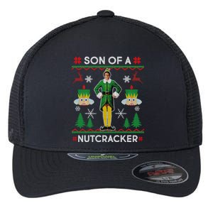 Son Of A Nutcracker Ugly Christmas Flexfit Unipanel Trucker Cap