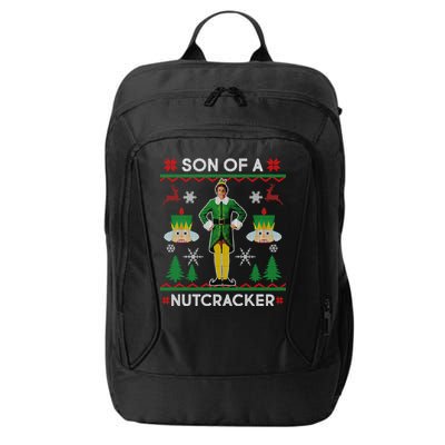 Son Of A Nutcracker Ugly Christmas City Backpack