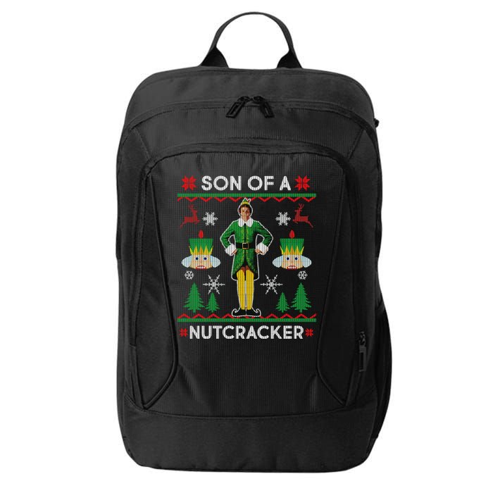 Son Of A Nutcracker Ugly Christmas City Backpack