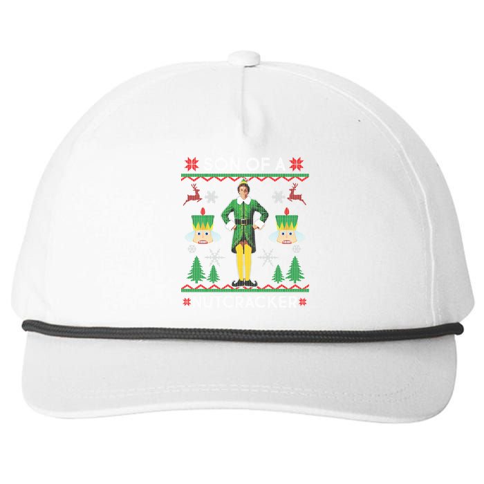 Son Of A Nutcracker Ugly Christmas Snapback Five-Panel Rope Hat