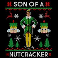 Son Of A Nutcracker Ugly Christmas 7-Panel Snapback Hat