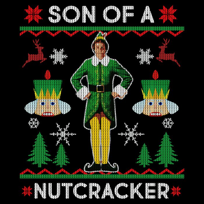 Son Of A Nutcracker Ugly Christmas 7-Panel Snapback Hat