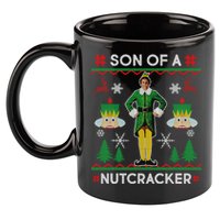 Son Of A Nutcracker Ugly Christmas 11oz C Handle Ceramic Mug