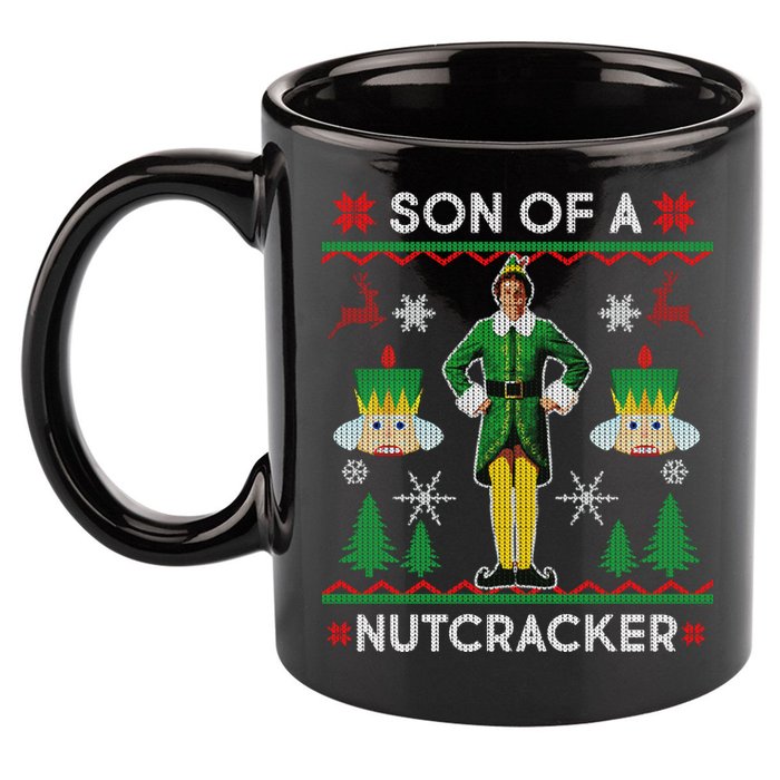 Son Of A Nutcracker Ugly Christmas 11oz C Handle Ceramic Mug