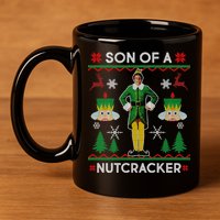 Son Of A Nutcracker Ugly Christmas 11oz C Handle Ceramic Mug