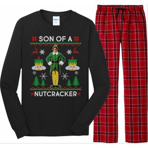 Son Of A Nutcracker Ugly Christmas Long Sleeve Pajama Set