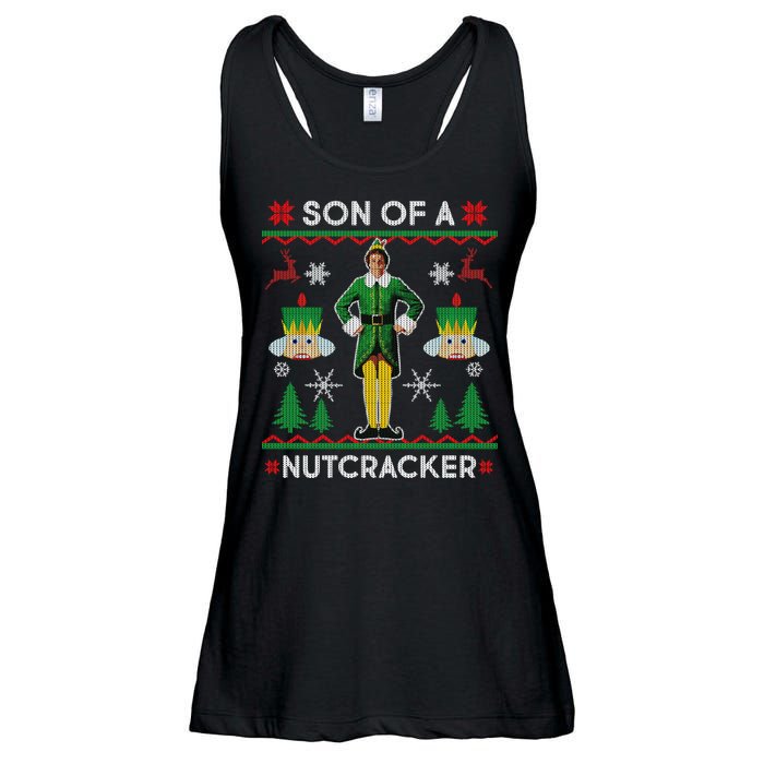 Son Of A Nutcracker Ugly Christmas Ladies Essential Flowy Tank