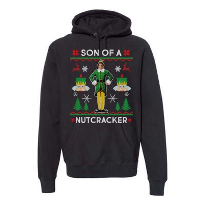 Son Of A Nutcracker Ugly Christmas Premium Hoodie