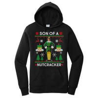 Son Of A Nutcracker Ugly Christmas Women's Pullover Hoodie