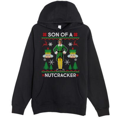 Son Of A Nutcracker Ugly Christmas Premium Pullover Hoodie