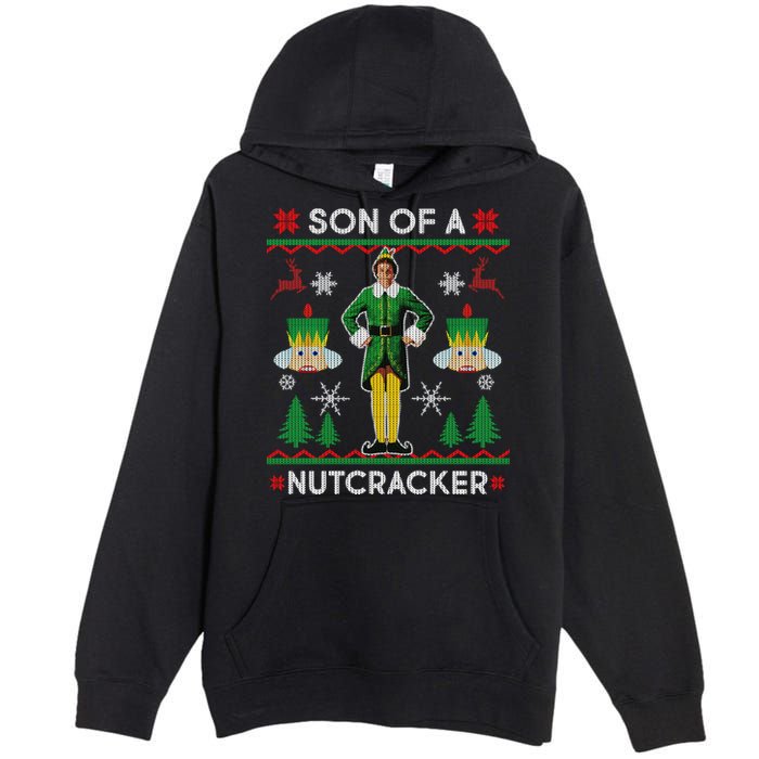 Son Of A Nutcracker Ugly Christmas Premium Pullover Hoodie