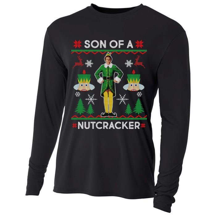Son Of A Nutcracker Ugly Christmas Cooling Performance Long Sleeve Crew