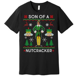 Son Of A Nutcracker Ugly Christmas Premium T-Shirt