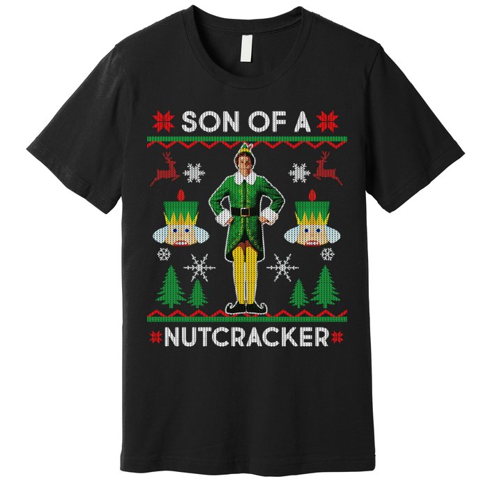 Son Of A Nutcracker Ugly Christmas Premium T-Shirt