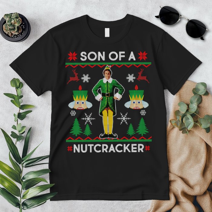 Son Of A Nutcracker Ugly Christmas Premium T-Shirt