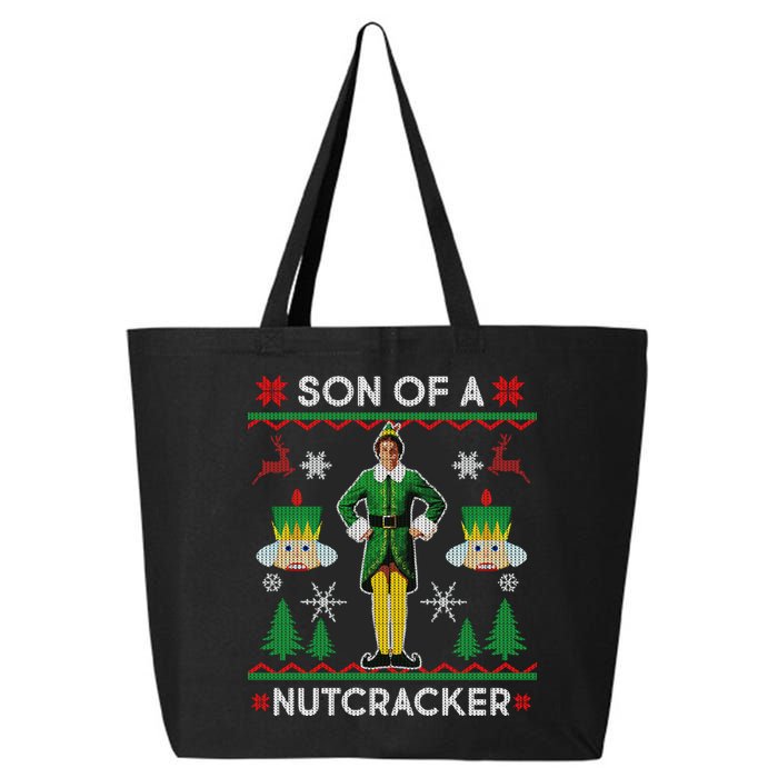 Son Of A Nutcracker Ugly Christmas 25L Jumbo Tote
