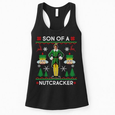 Son Of A Nutcracker Ugly Christmas Womens Tank Top