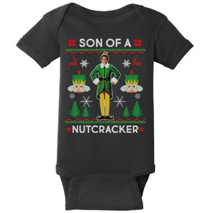 Son Of A Nutcracker Ugly Christmas Baby Bodysuit