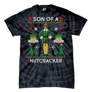 Son Of A Nutcracker Ugly Christmas Tie-Dye T-Shirt