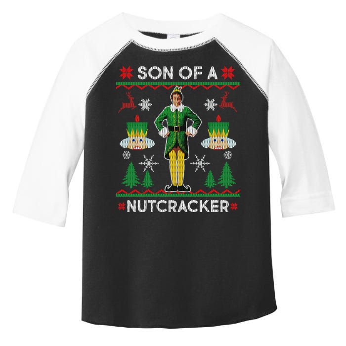 Son Of A Nutcracker Ugly Christmas Toddler Fine Jersey T-Shirt