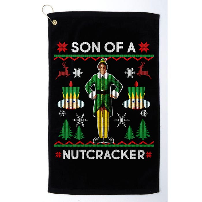 Son Of A Nutcracker Ugly Christmas Golf Towel
