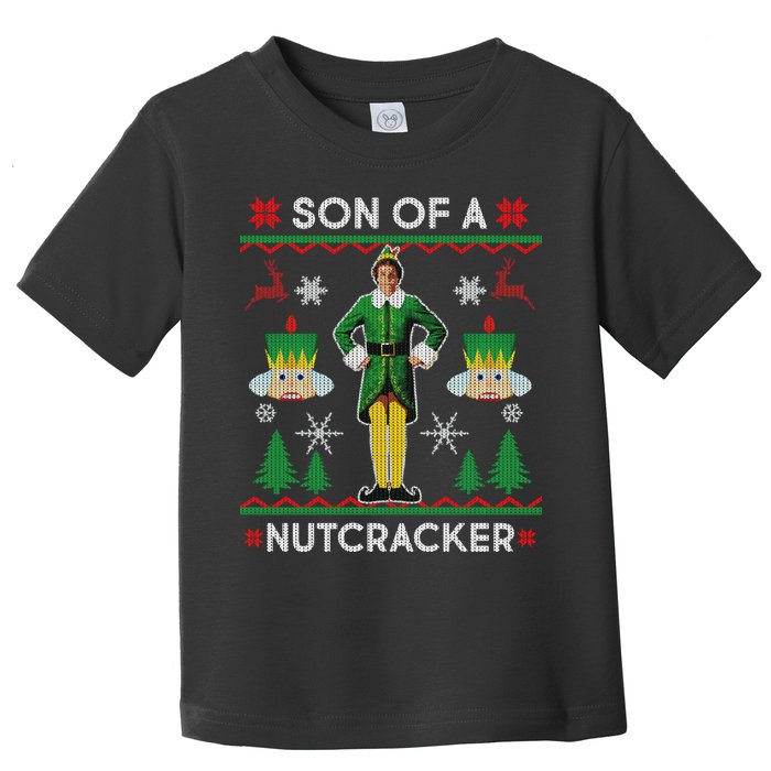 Son Of A Nutcracker Ugly Christmas Toddler T-Shirt