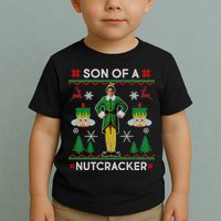 Son Of A Nutcracker Ugly Christmas Toddler T-Shirt