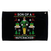 Son Of A Nutcracker Ugly Christmas Grommeted Golf Towel