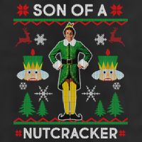 Son Of A Nutcracker Ugly Christmas Microfiber Hand Towel