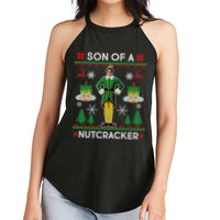 Son Of A Nutcracker Ugly Christmas Women's Perfect Tri Rocker Tank