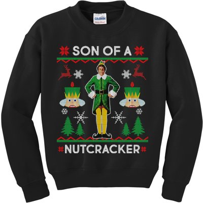 Son Of A Nutcracker Ugly Christmas Kids Sweatshirt