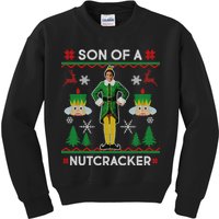 Son Of A Nutcracker Ugly Christmas Kids Sweatshirt