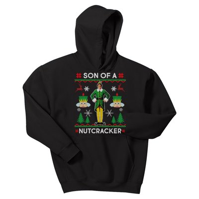 Son Of A Nutcracker Ugly Christmas Kids Hoodie