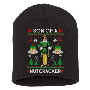 Son Of A Nutcracker Ugly Christmas Short Acrylic Beanie