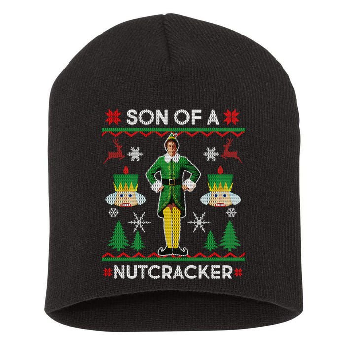 Son Of A Nutcracker Ugly Christmas Short Acrylic Beanie