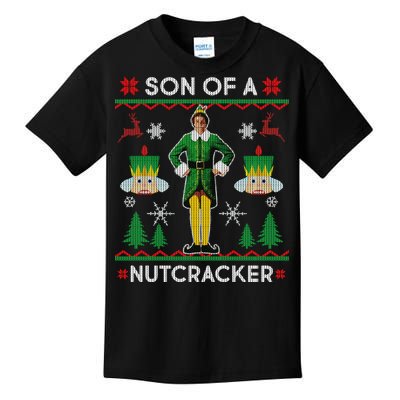 Son Of A Nutcracker Ugly Christmas Kids T-Shirt