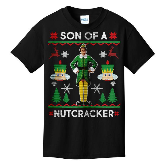 Son Of A Nutcracker Ugly Christmas Kids T-Shirt