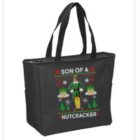 Son Of A Nutcracker Ugly Christmas Zip Tote Bag