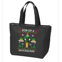 Son Of A Nutcracker Ugly Christmas Zip Tote Bag
