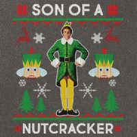 Son Of A Nutcracker Ugly Christmas Cotton Canvas Backpack