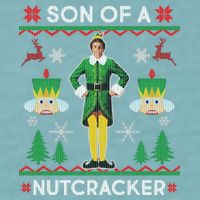 Son Of A Nutcracker Ugly Christmas Sueded Cloud Jersey T-Shirt