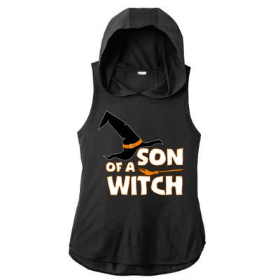 Son Of A Witch Ladies PosiCharge Tri-Blend Wicking Draft Hoodie Tank