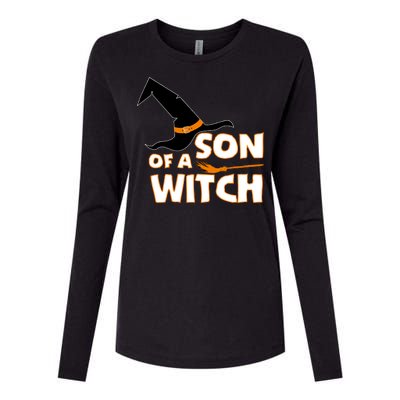 Son Of A Witch Womens Cotton Relaxed Long Sleeve T-Shirt